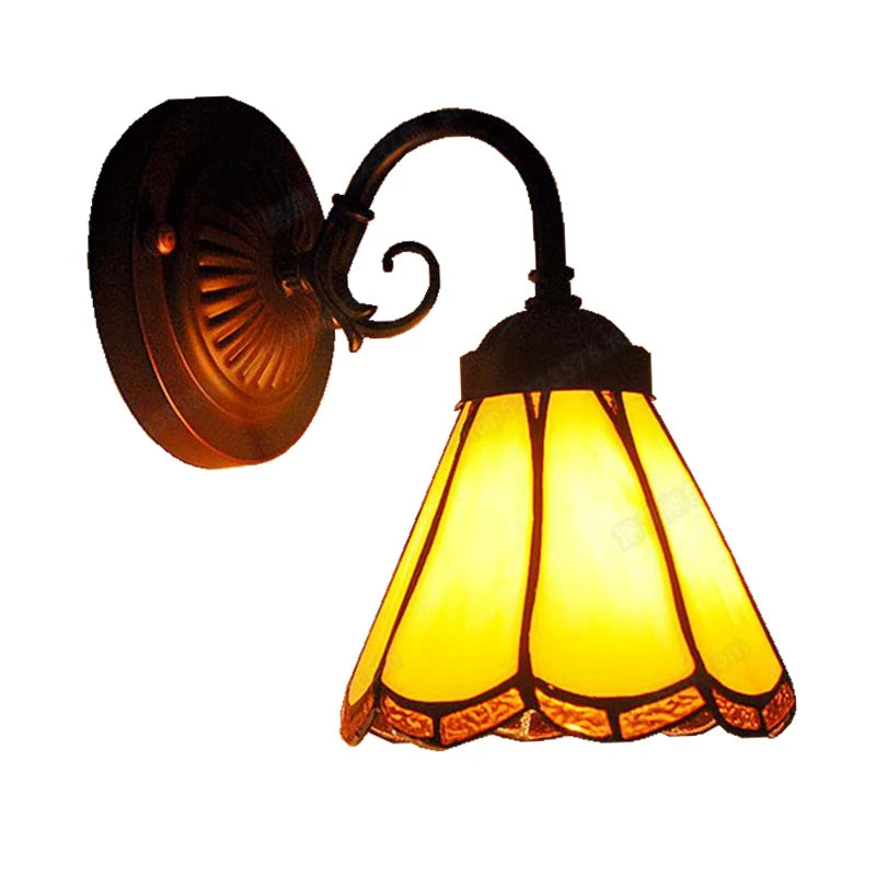 Applique murale anglaise en bois