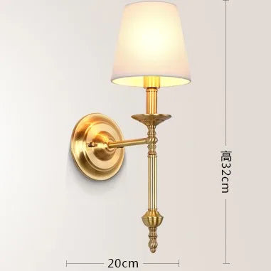 Grande applique murale vintage en cuivre